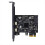 Κάρτα PCIE 2 θυρών PCI Express 3.0 X1 σε κάρτα επέκτασης διπλού USB 5