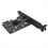 Κάρτα PCIE 2 θυρών PCI Express 3.0 X1 σε κάρτα επέκτασης διπλού USB 3