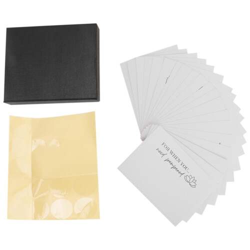 Pacote de cuidados com vale-presente para faculdade, livro de vale-presente para faculdade, branco e azul 1