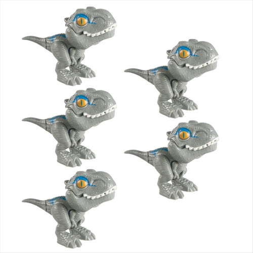 Barnas Dinosaur Egg Finger Biting Leker Gutt Morsomme Leker Grå
