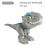Barnas Dinosaur Egg Finger Biting Leker Gutt Morsomme Leker Grå 2
