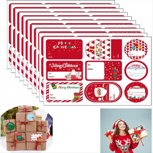 Christmas-Gift Labels Gift Stickers, Christmas-Gift Name Tags 1