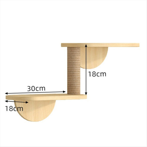 Cat Hammock Climbing Frame, Ladder Climbing Frame,Two-layer 1