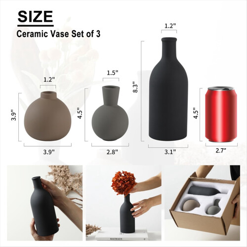 Vases Home Decor Rustic Vase Farmhouse Decor Vases 2