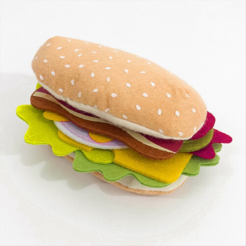 Mad Burger Sandwich Mad Sæt Børnekøkken Rollespil 1