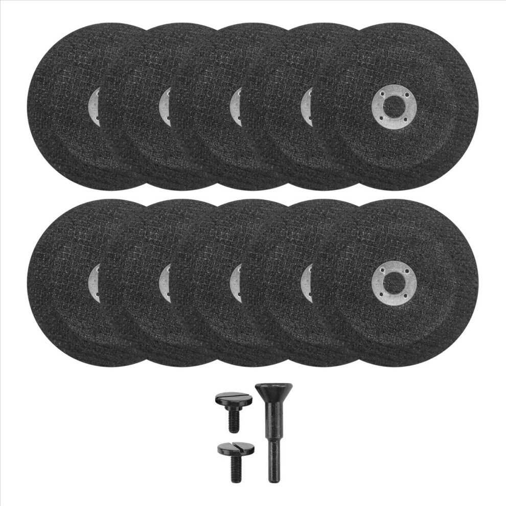 With 1/4Inch Mandrel Kit,With 3/8Inch Arbor Hole 10Pcs+1Pack Mandrel 4713806698550