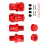 Kit conector 13mm pentru upgrade auto RC pentru Arrma1/8Kraton roșu 4