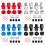 Kit de conector de 10 mm para coche RC, accesorios plateados 2