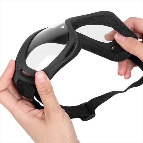 2 gafas protectoras para deportes al aire libre, transparentes 1