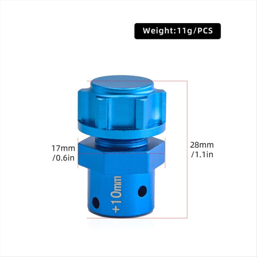 Kit conector 10mm pentru upgrade auto RC, albastru 2