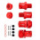 Kit conector 13mm pentru upgrade auto RC pentru Arrma1/8Kraton roșu 5