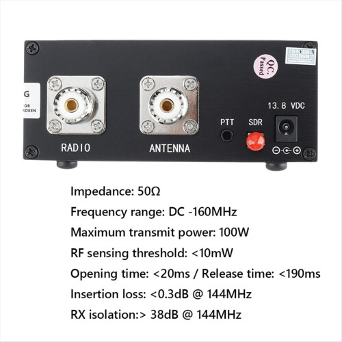 SDR-transceiverbryter antennedeler deling enhet 2