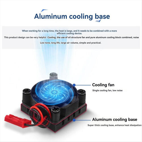 Pentru kit de ventilator de răcire 4B cu radiator și placă de silicon