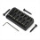 6-strenget guitar med fast bro 72.8, sort 1