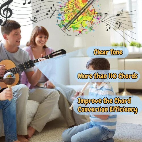 Guitar Chord Trainer Tool Learning System Assist Finger Teaching Aid 2