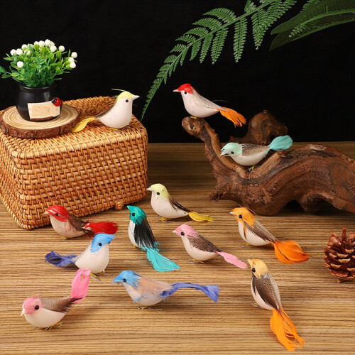 Mini-Simulationsvogel, künstliche Farbe, DIY-Bastelarbeiten, A 2
