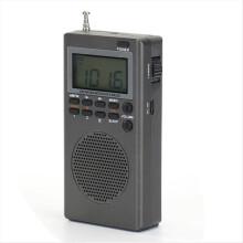 Portable Pocket FM AM Radio Alarm Clock Sleep Timer Digital Radio