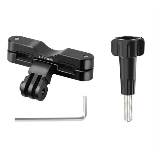 Cykelsædebeslag til Action 5Pro/X4/GoPro13 Sort