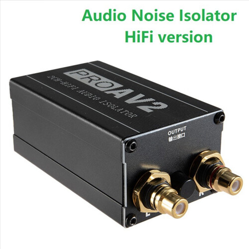 PRO AV2 2CH HiFi-Audio-Isolator Erdungsschleifen-Audio-Isolator 2