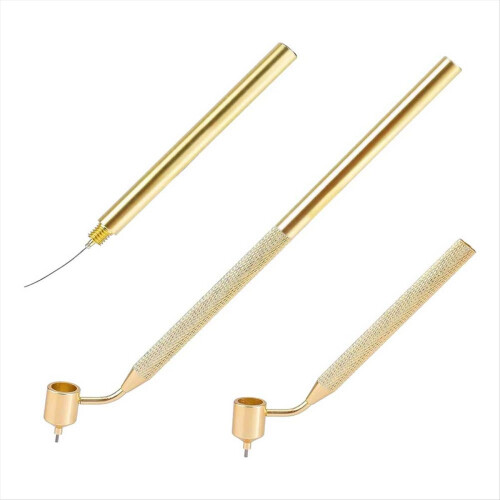 2 Pcs Paint Applicator Pen, 0.4/0.7mm Slanting Fine Line Writer Pen