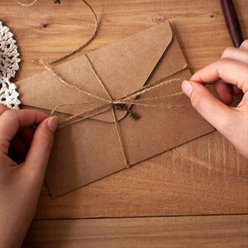 Χαρτί γραφής 12 τεμαχίων Vintage Kraft Paper, Ευρωπαϊκό Στυλ, Αριθμός 2