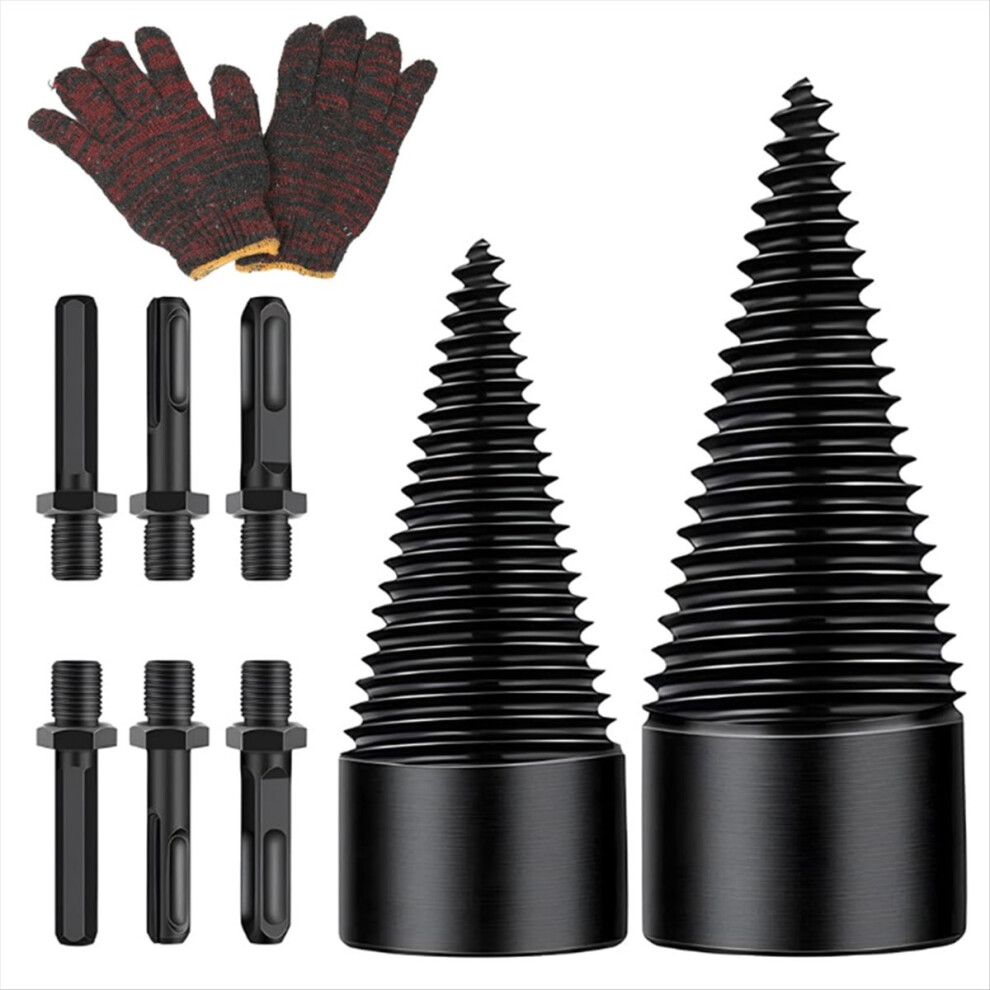 Firewood Log Splitter Drill Bit Removable Wood Splitting Drill Bit 4713066654969