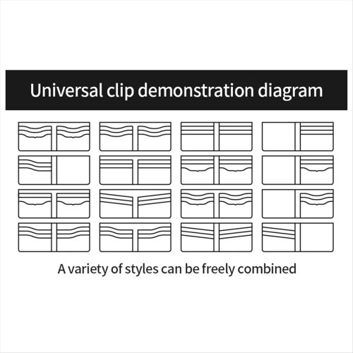 DIY lommebokdesign lærmal papirsjabloner håndlærverktøy 2