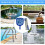 Pool Supply Swimming Pool Leaf Skimmer Net 4 Aluminium Pole 5