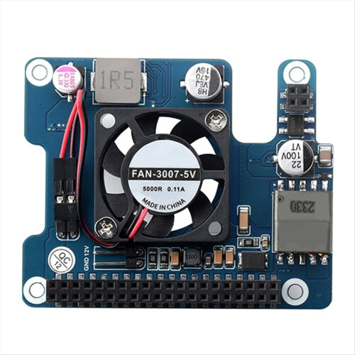 Pentru 5 plăci de expansiune PoE HAT 802.3Af/At GPIO 2