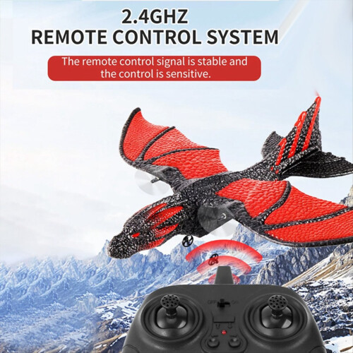 RC-fly 2.4G simuleret flyvende dragefly til børn