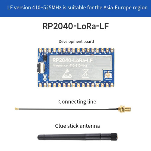 RP2040-LoRa LF Development Board + Antena 2