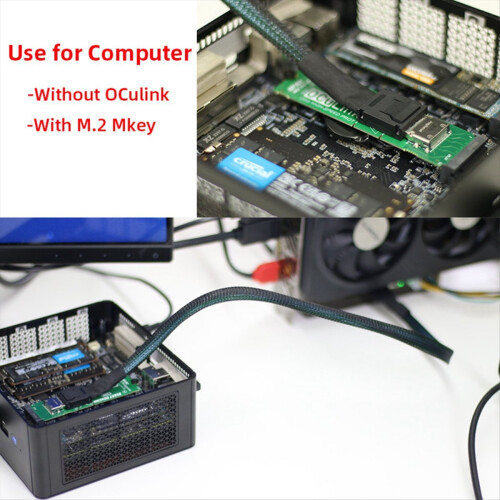 M.2 MKEY til OCULINK-adapter med høj hastighed GPU-dock PCIE 4.0 X4 2