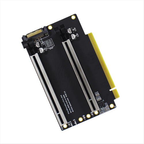 PCIE 3.0 X16 1 til 2 udvidelseskort Gen3 splitkort 1