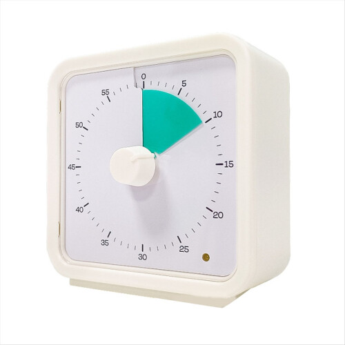 60-Minute Visual Timer for Kids, Timer with Silent Operation Green
