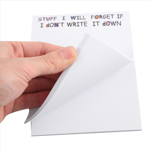 Funny Sticky Note, to Do List Notepad Funny Stationery, A 2