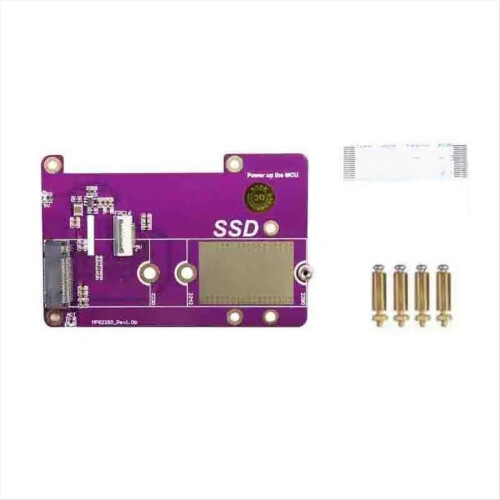 Til Raspberry PCIE til M.2 NVME SSD-grænsefladeudvidelseskortmodul, A