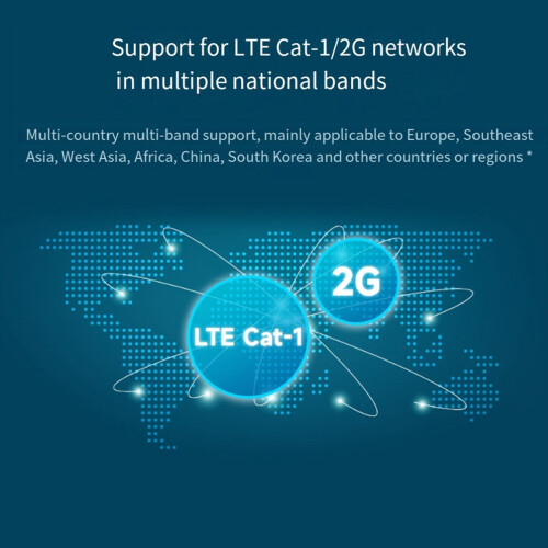 A7670E Cat-1 HAT-udvidelseskort til multibånd Cat-1 2