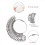 Ring Sizer Measuring Tool Set with Magnifying Glass, for Ring Repair 3