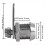 Drawer and Cabinet Lock, Tubular Cam Replacement Lock Hook with Key 2