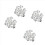 Plastic Toggle Spring Stop Single Hole String Cord Locks 10 Pcs 1