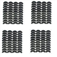 40 protectores de talón de goma (20 pares) para reparación de zapatos