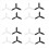 4 Propeller Propeller Udskiftning Til Parrot Bebop 2 Drone Sort Hvid 1