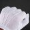 Par de luvas protetoras antiderrapantes de algodão branco para dirigir 6