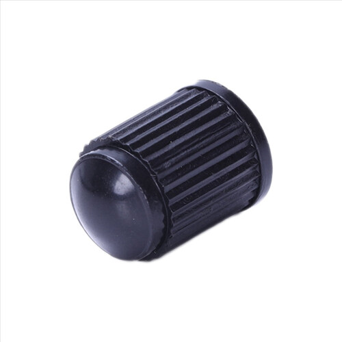 Sett med 100 - Sorte plastventilhetter 2