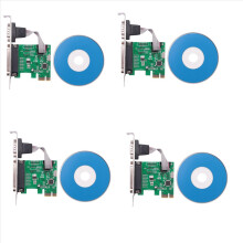 RS232-232 seriel port COM & DB25 printer parallelport