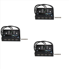 3,5 tommer floppy bay 4 porte USB 2.0 hub USB 2.0 frontpaneladapter