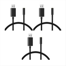 USB til 3,5 mm jack-lydadapter og mikrofonkontakt for , , PC