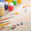 25 Strips Empty Paint Pots Strips Mini Clear Storage for Classrooms 5
