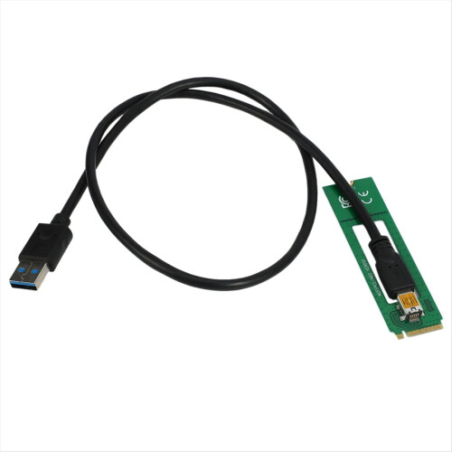 M2 til USB3.0 PCIE 16X 1X forlænger med strøm 2