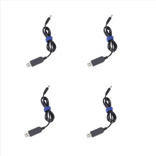 Kabel USB-DC konwertujący napięcie z 5 V na 12 V, 5,5 x 2,1 mm, 1 m